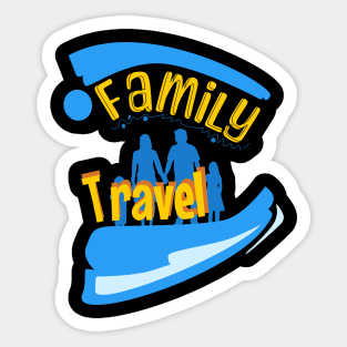 Family travel Sticker